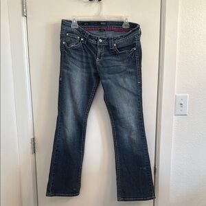 a.n.a Blue Boot Cut Jeans with Classic Fading